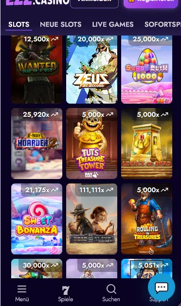 Ezz Casino App Vorschau